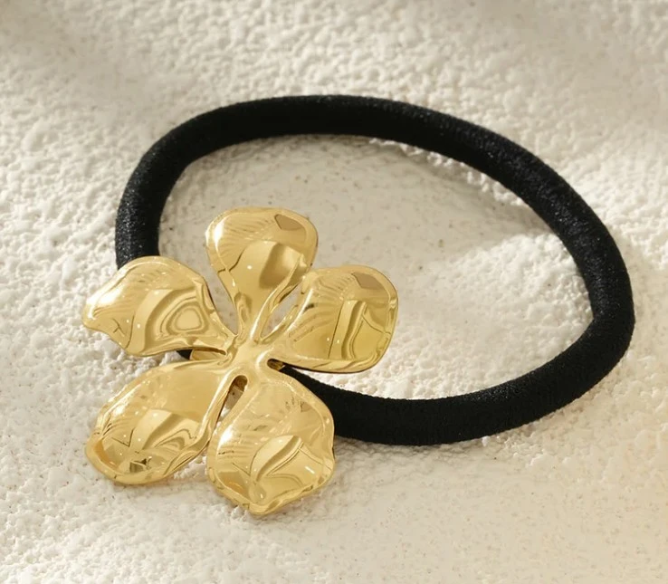 Elastique Fleur Brillante