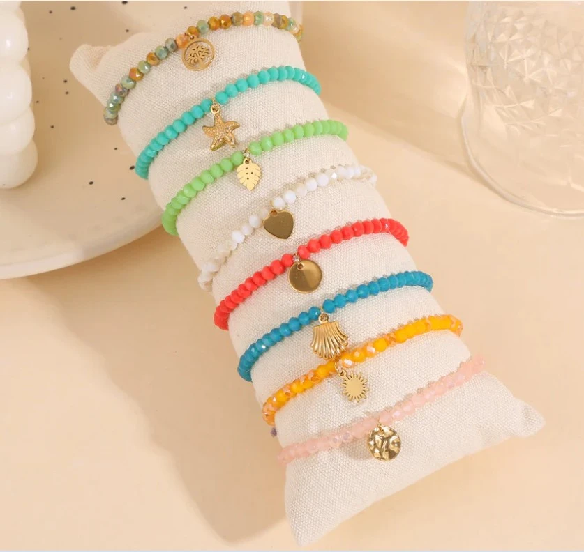 Bracelets élastiques colorés